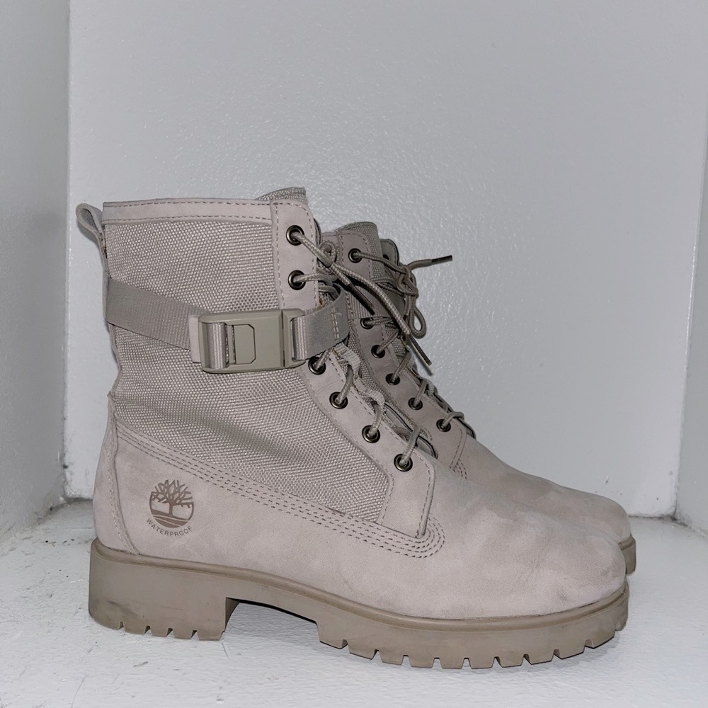 Timberland Tan Combat Boots